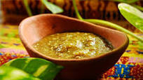 Salsa verde au pasilla Salsa verde au pasilla