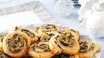 Artichoke-Spinach Pinwheels Artichoke-Spinach Pinwheels