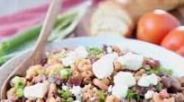 One Pot Mediterranean Ground Lamb & Mushroom Pasta One Pot Mediterranean Ground Lamb & Mushroom Pasta