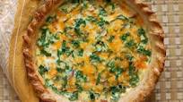 Fresh Spinach & Shallot Quiche Fresh Spinach & Shallot Quiche