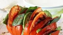 Paleo Hasselback Tomatoes with Pancetta Recipe Paleo Hasselback Tomatoes with Pancetta Recipe