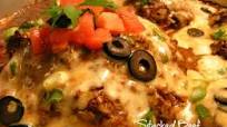 Stacked Beef Enchiladas with Ancho Chile Sauce Stacked Beef Enchiladas with Ancho Chile Sauce