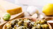 5-Ingredient Garlic Roasted Instant Pot Brussel Sprouts 5-Ingredient Garlic Roasted Instant Pot Brussel Sprouts