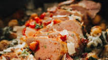 Easy Pork Tenderloin over Three Cheese Gnocchi Easy Pork Tenderloin over Three Cheese Gnocchi