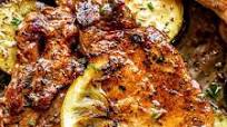Lemon Garlic Baked Pork Chops with Squash and Potatoes Lemon Garlic Baked Pork Chops with Squash and Potatoes
