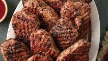 Texas BBQ Pork Ribeyes Texas BBQ Pork Ribeyes