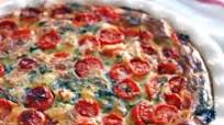 Crustless Spinach, Tomato and Feta Quiche Crustless Spinach, Tomato and Feta Quiche