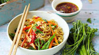 Broccoli noodles with soy, lime and chilli dressing Broccoli noodles with soy, lime and chilli dressing