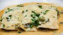 Mushroom Enchiladas with Poblano Cream Sauce Mushroom Enchiladas with Poblano Cream Sauce