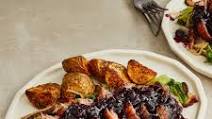 Pan-Seared Duck Breast with Blueberry Sauce Pan-Seared Duck Breast with Blueberry Sauce