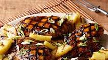 Island-Spiced, Pineapple-Glazed Grilled Chicken Breasts Island-Spiced, Pineapple-Glazed Grilled Chicken Breasts