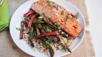 Sheet Pan Maple Glazed Salmon with Veggies Sheet Pan Maple Glazed Salmon with Veggies