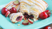 Cherry Rhubarb Turnovers Cherry Rhubarb Turnovers