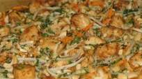 Thai Chicken Pizza with Carrots and Cilantro Thai Chicken Pizza with Carrots and Cilantro