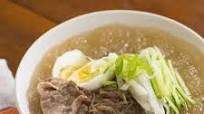 Cold Korean Noodle Soup With Asian Pear and Cucumber (Mul Naengmyun) Recipe Cold Korean Noodle Soup With Asian Pear and Cucumber (Mul Naengmyun) Recipe