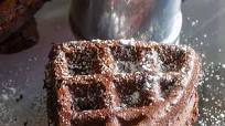 Dark Chocolate Waffles Dark Chocolate Waffles