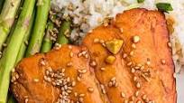 Air Fried Salmon with Teriyaki Air Fried Salmon with Teriyaki