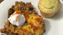 Easy Crockpot Mexican Taco Casserole Easy Crockpot Mexican Taco Casserole