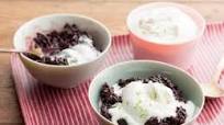 Black Sticky Rice with Coconut Lime Whipped Cream Black Sticky Rice with Coconut Lime Whipped Cream