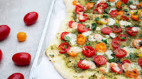 Pesto Margherita Pizza Pesto Margherita Pizza