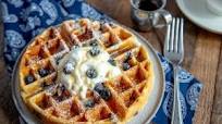 Blueberry Waffles Blueberry Waffles