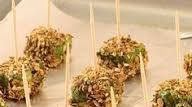 Spice crusted paneer tikka in green sauce / chutney - a different approach Spice crusted paneer tikka in green sauce / chutney - a different approach