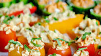 Hummus Stuffed Veggie Tray Hummus Stuffed Veggie Tray