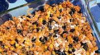Layered Taco Casserole Layered Taco Casserole