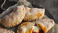 Spicy sausage calzones Spicy sausage calzones