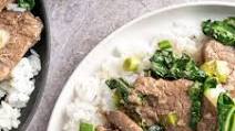 Five-Spice Pork With Bok Choy and Green Onions Recipe Five-Spice Pork With Bok Choy and Green Onions Recipe