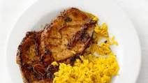 Chili-Rubbed Pork Chops Chili-Rubbed Pork Chops