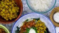 Indian Dal and Chana Masala Bowl Indian Dal and Chana Masala Bowl
