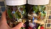 Greek Salad With Chicken In Mason Jars Meal Prep Greek Salad With Chicken In Mason Jars Meal Prep