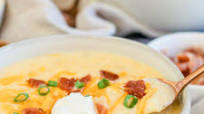 Pressure Cooker Loaded Baked Potato Soup Pressure Cooker Loaded Baked Potato Soup