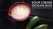 Sour Cream Enchilada Sauce – Low Carb & Gluten Free Sour Cream Enchilada Sauce – Low Carb & Gluten Free