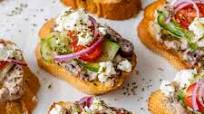Greek Bruschetta Greek Bruschetta