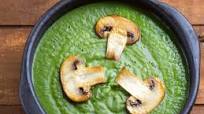 Palak Mushroom Soup Recipe Palak Mushroom Soup Recipe