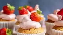 Peanut Butter Cupcakes with Strawberry Jelly Icing Peanut Butter Cupcakes with Strawberry Jelly Icing
