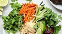 Vietnamese Noodle Bowl with Grilled Pork Vietnamese Noodle Bowl with Grilled Pork