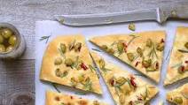 Green Olive and Rosemary Flatbread Green Olive and Rosemary Flatbread