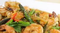 Shrimp & Chili Paste Stir-Fry กุ้งผัดนำ้พริกเผา (goong pad nam prik pao) Shrimp & Chili Paste Stir-Fry กุ้งผัดนำ้พริกเผา (goong pad nam prik pao)