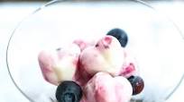 Easy Blueberry Frozen Yogurt Bites Easy Blueberry Frozen Yogurt Bites