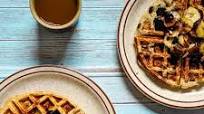 Banana Chocolate Chip Protein Waffles Banana Chocolate Chip Protein Waffles