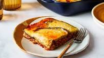 Moussaka - Eggplant With Ground Beef (or Lamb) and Cheese Moussaka - Eggplant With Ground Beef (or Lamb) and Cheese