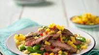 Grilled Steak with Mango Salsa Grilled Steak with Mango Salsa