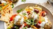 Greek Turkey Meatballs with Lemon Orzo & Creamy Feta Yogurt Sauce Greek Turkey Meatballs with Lemon Orzo & Creamy Feta Yogurt Sauce