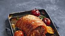 Shoulder of pork with cider and apples Shoulder of pork with cider and apples