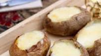 Fondue Stuffed Baked Potatoes Fondue Stuffed Baked Potatoes