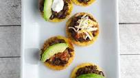 Crispy Beef Tostada Bites Crispy Beef Tostada Bites