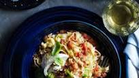 Fresh Fettuccine with No-Cook Tomato Sauce Fresh Fettuccine with No-Cook Tomato Sauce